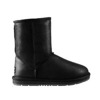 UGG Boots Short Classic - Premium Australian Sheepskin, Water Resistant Non-Slip - Nappa Black - Au Ladies 11/ Au Men 9/ Eu42