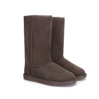 UGG Boots Tall Classic - 100% Premium Double Faced Australian Sheepskin,Non-Slip - Chestnut - Au Ladies 11/ Au Men 9/ Eu42