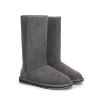 UGG Boots Tall Classic - 100% Premium Double Faced Australian Sheepskin,Non-Slip - Grey - Au Ladies 10/ Au Men 8/ Eu41