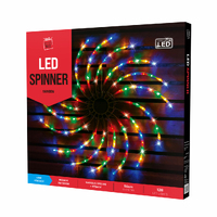 Stockholm Christmas Lights LED Spinning Light 100pc Multicolour Flashing Diameter 50cm