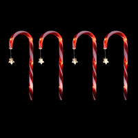 Stockholm Candy Cane w/ Stars 4pcs