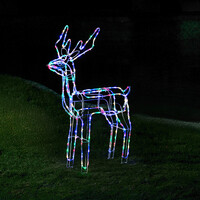 Stockholm LED Standing Reindeer Multi