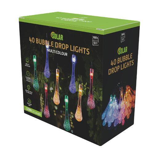 Stockholm Solar LED String Bubble Multi